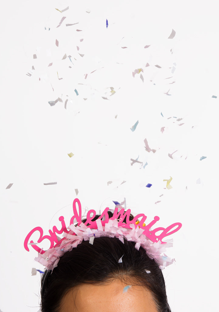PARTY UP TOP HEADBAND: SINGLE 'BRIDESMAID' - Bracket