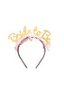 PARTY UP TOP HEADBAND: SINGLE 'BRIDE TO BE' - Bracket
