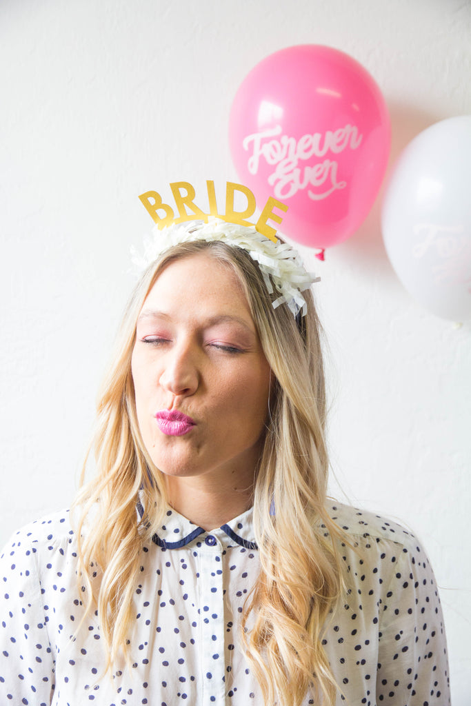 PARTY UP TOP HEADBAND: SINGLE 'BRIDE' - Bracket