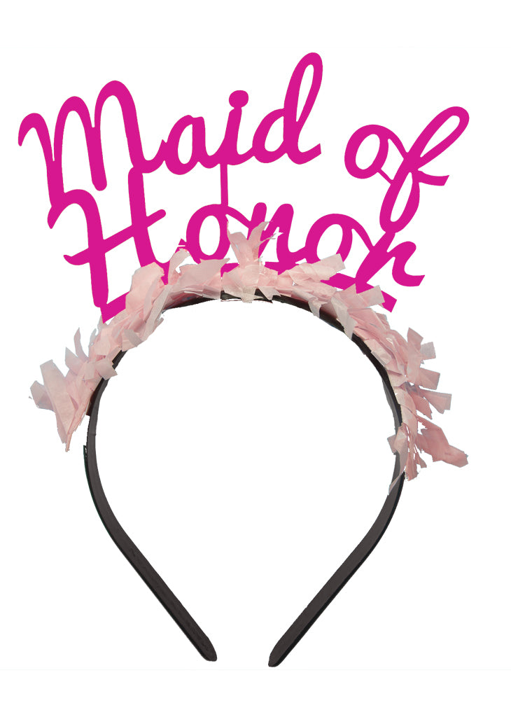 PARTY UP TOP HEADBAND: SINGLE 'MAID OF HONOR'