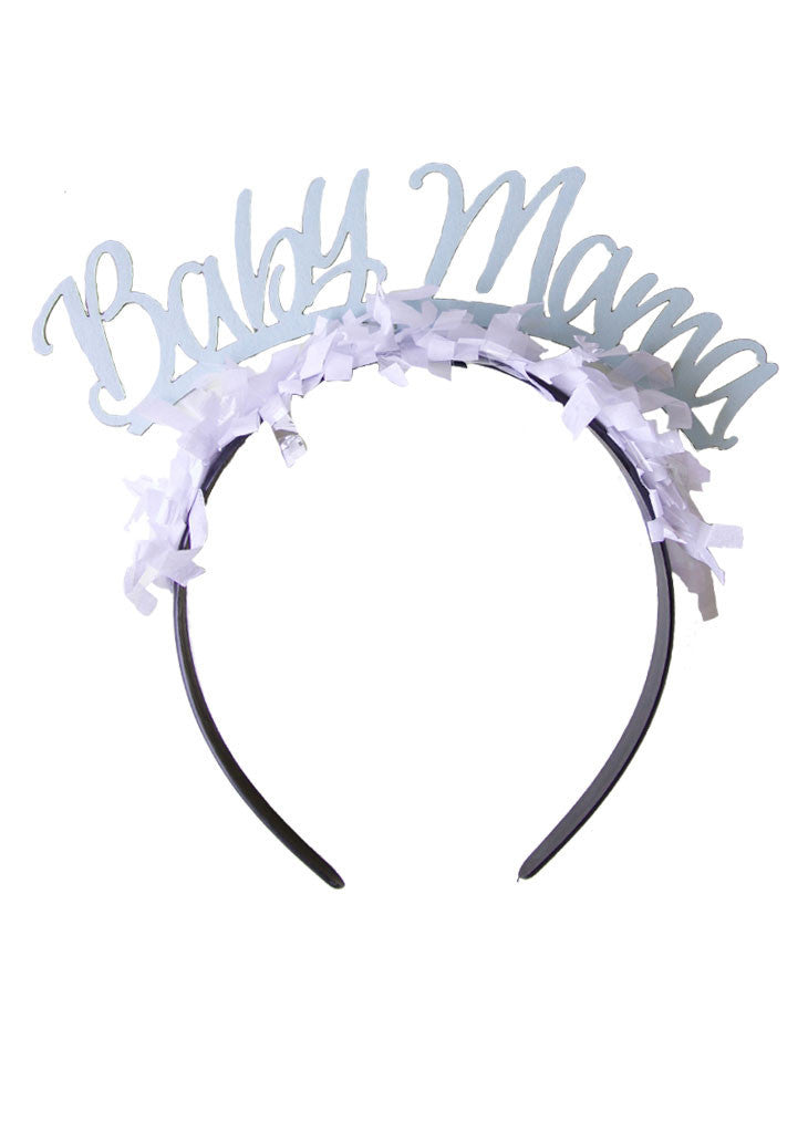 SINGLE PARTY HEADBAND 'BABY MAMA'