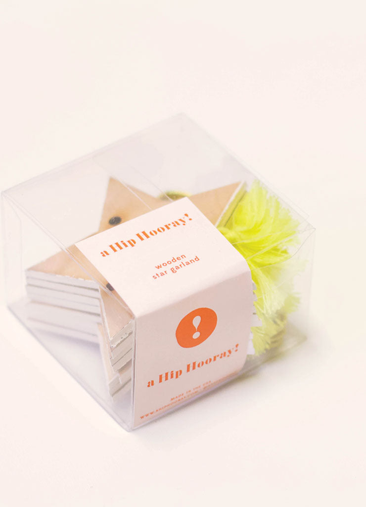 WOOD STAR GARLAND - Bracket