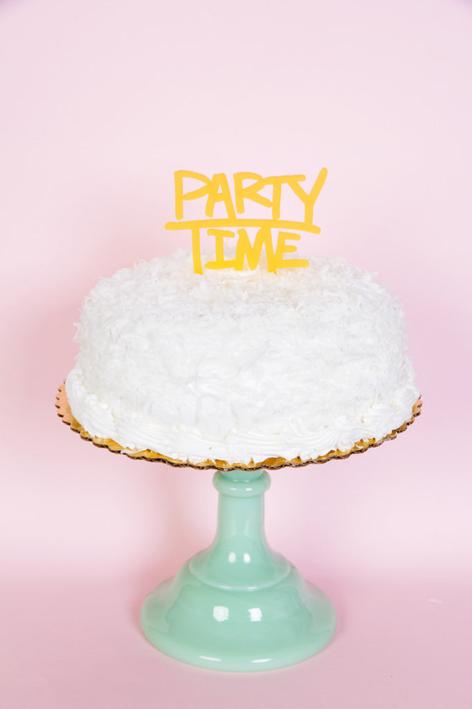 PARTY TIME - CAKE TOPPER - Bracket