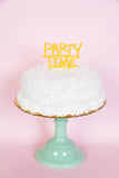 PARTY TIME - CAKE TOPPER - Bracket